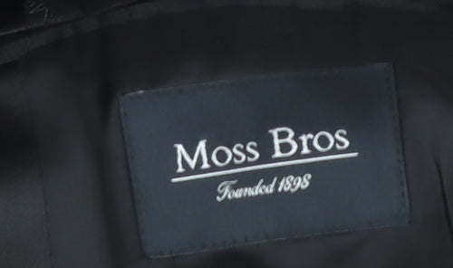 Moss Bros Men’s Black 38L Tuxedo Shawl Lapel Suit Jacket