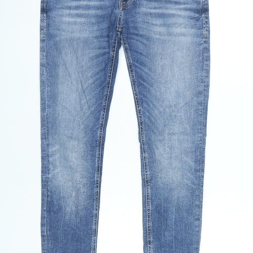 Jack & Jones Men’s Blue Slim Skinny Jeans Size W31 L32 Denim