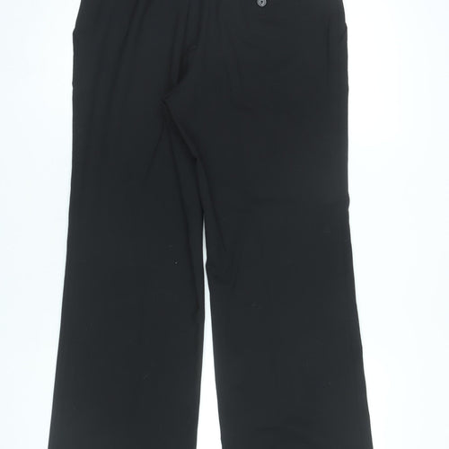 Mexx Womens Black Size 12 Straight Leg Dress Pants Work Trousers