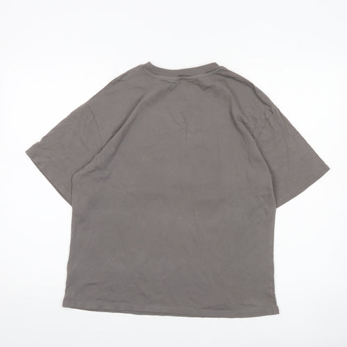 H&M Boys Grey Simpsons T-Shirt 11-12Y Graphic Print Kang Kodos Casual