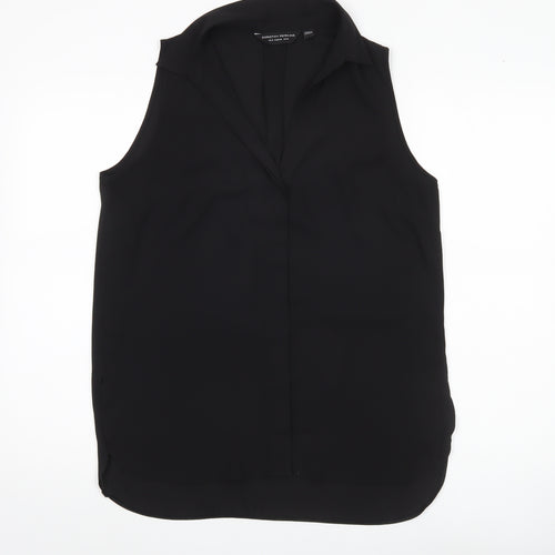Dorothy Perkins Women’s Black Sleeveless Blouse UK 12 Work Casual