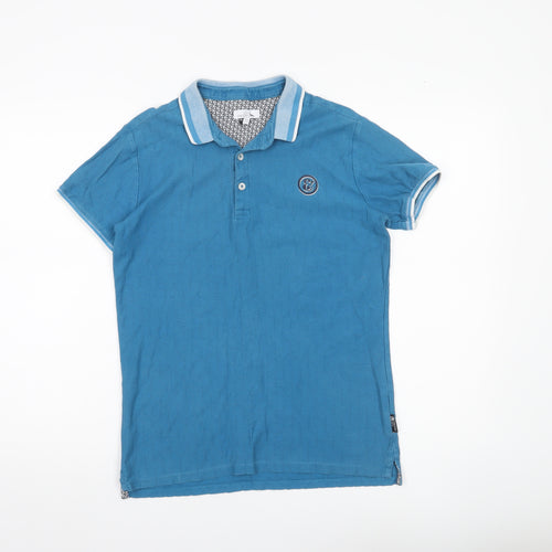 Lola Maverick Boys Blue Polo Shirt Age 12-13 Years Short Sleeve Cotton