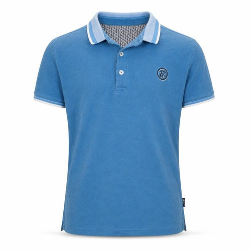 Lola Maverick Boys Blue Polo Shirt Age 12-13 Years Short Sleeve Cotton
