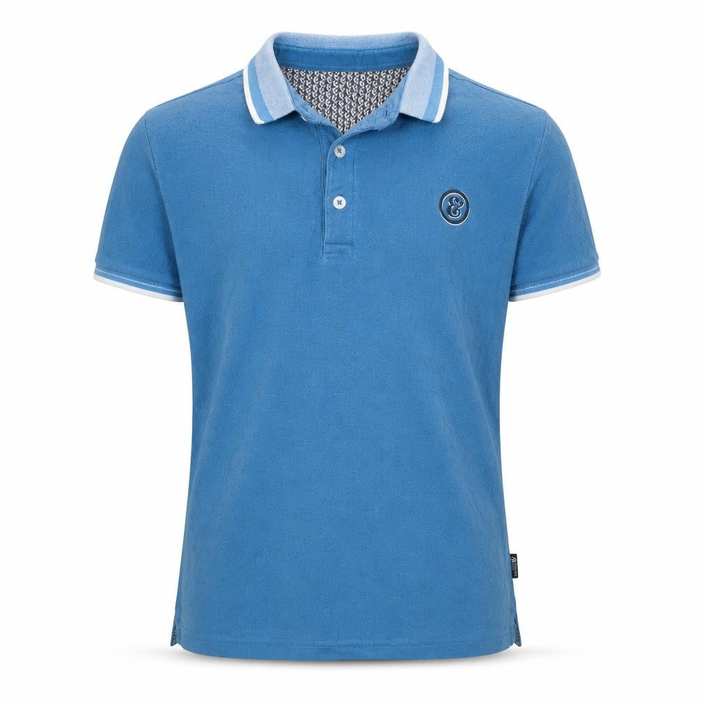Lola Maverick Boys Blue Polo Shirt Age 12-13 Years Short Sleeve Cotton