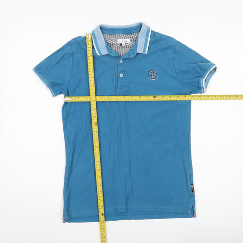 Lola Maverick Boys Blue Polo Shirt Age 12-13 Years Short Sleeve Cotton