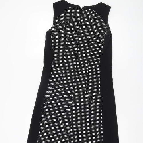 Next Women’s Black White Polka Dot Sheath Dress Size 6