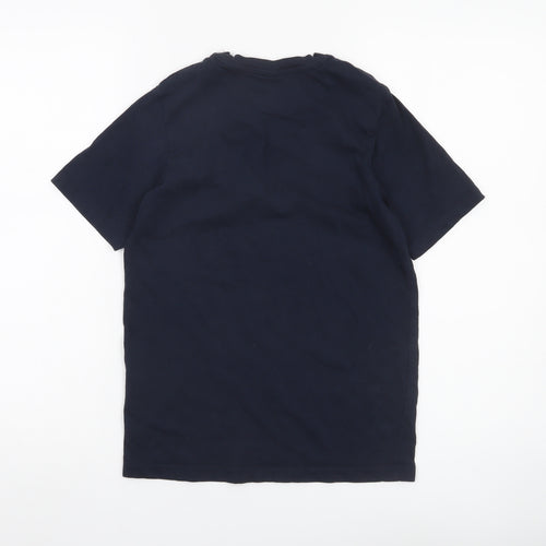 Jack & Jones Boys Blue Logo T-Shirt 12 Years Short Sleeve Crew Neck