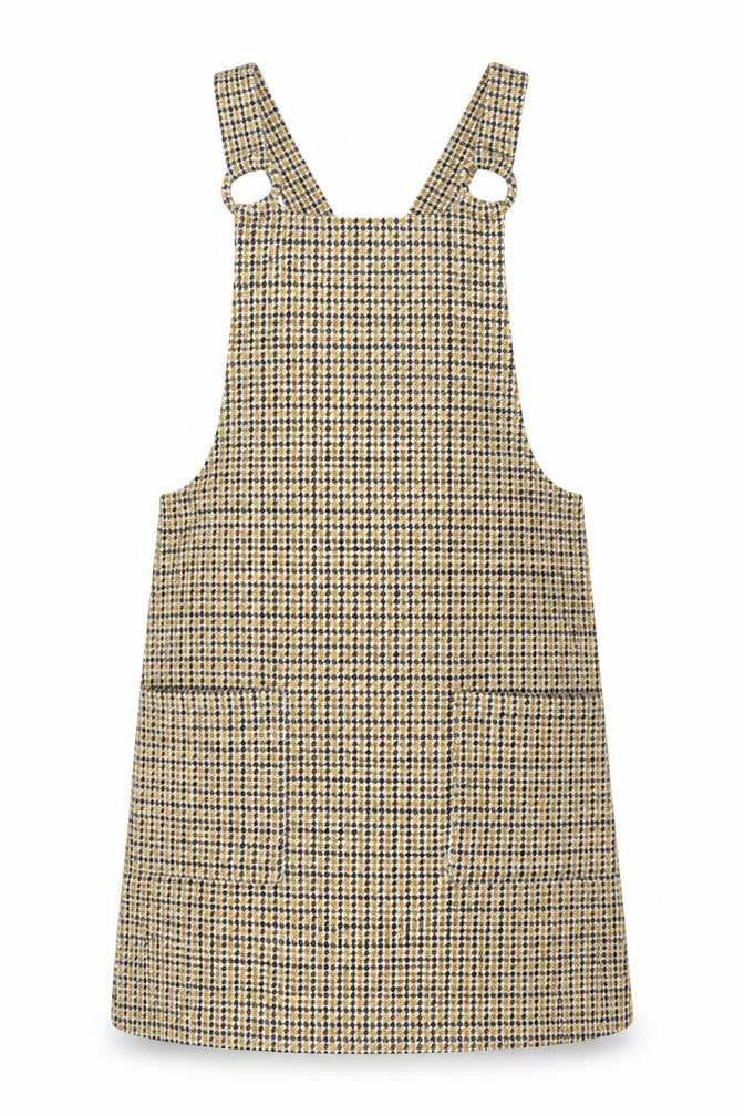 New Look Women’s Multicoloured Houndstooth Pinafore Dress UK 8