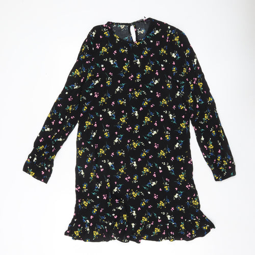 Marks and Spencer Women’s Multicoloured Floral Shift Dress Size 8