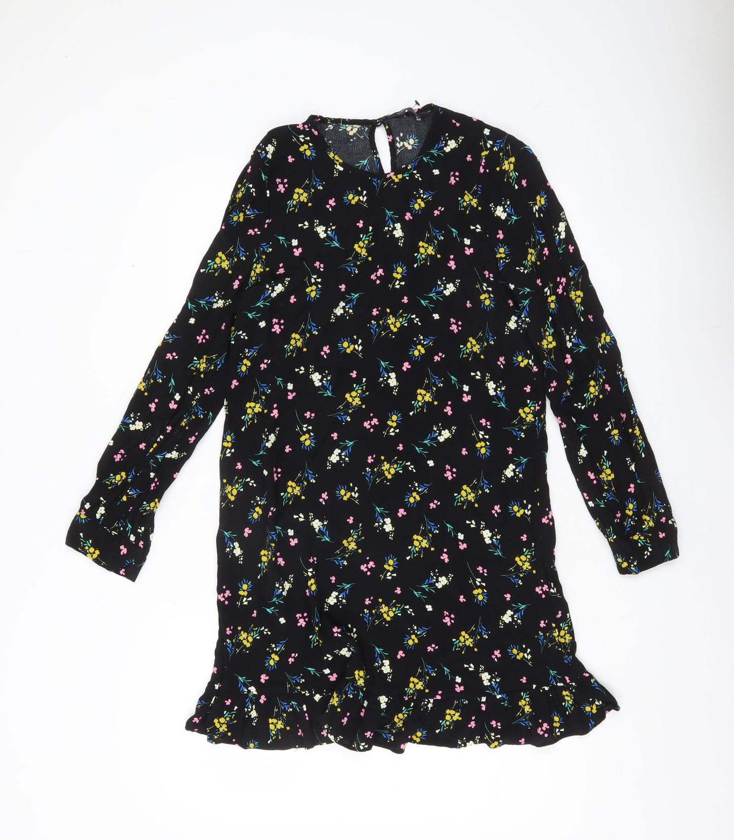 Marks and Spencer Women’s Multicoloured Floral Shift Dress Size 8