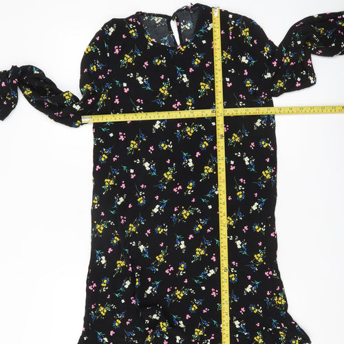 Marks and Spencer Women’s Multicoloured Floral Shift Dress Size 8
