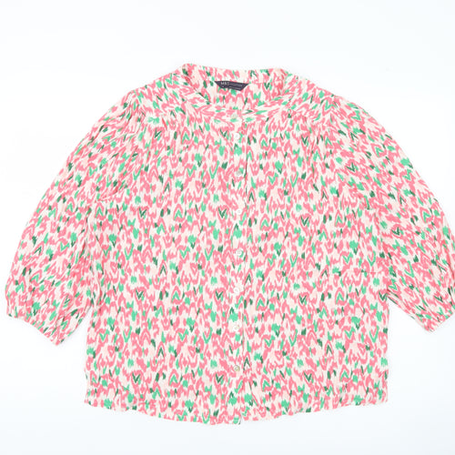 Marks and Spencer Womens Multicoloured Blouse Size 12 Tunic Style