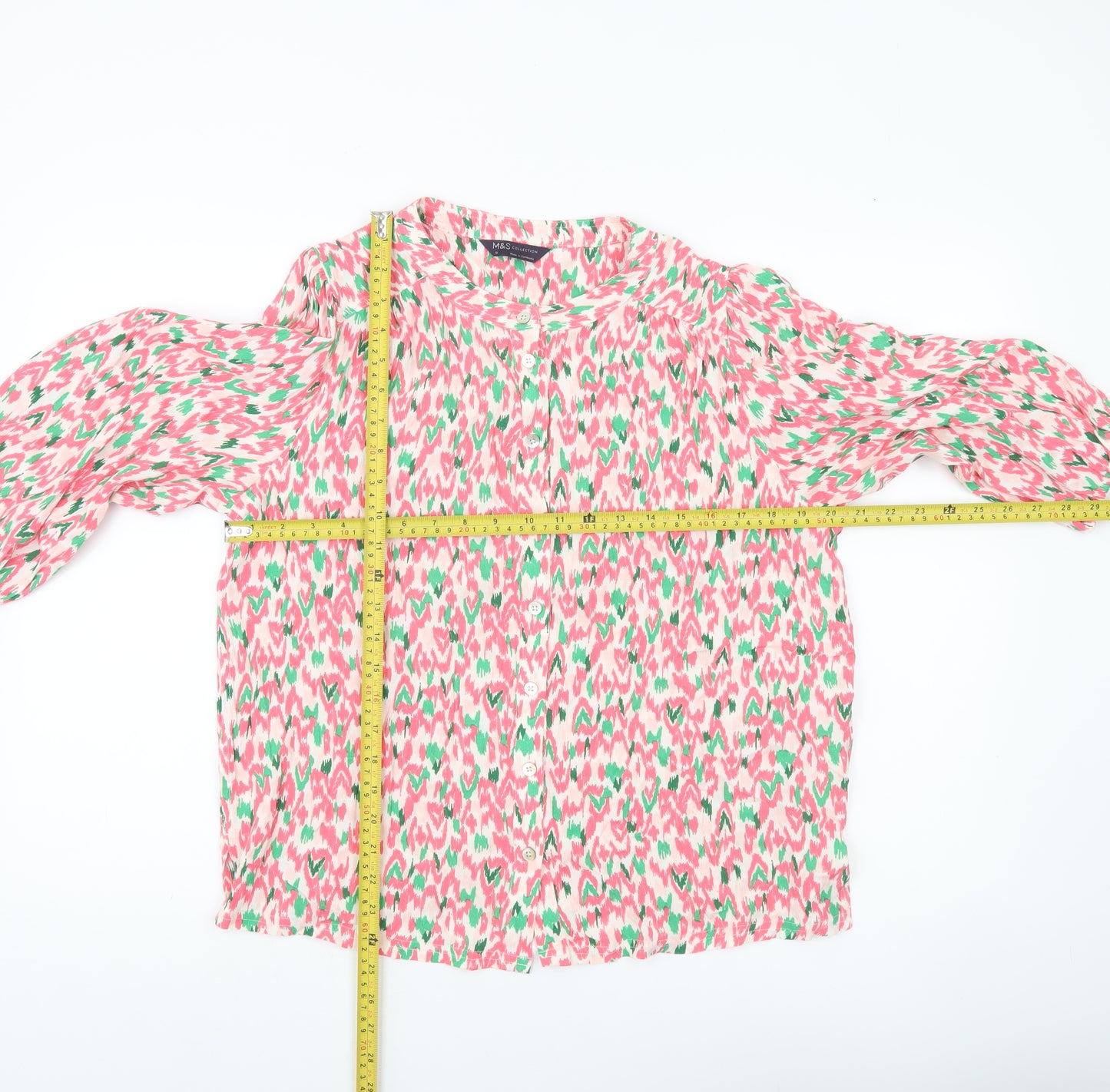 Marks and Spencer Womens Multicoloured Blouse Size 12 Tunic Style