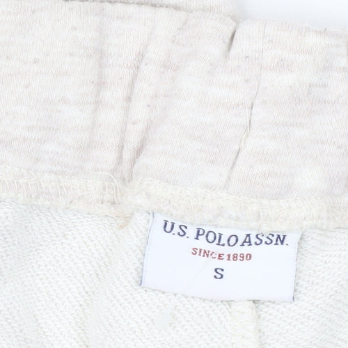 U.S. Polo Assn. Womens Beige Jogger Sweatpants Size S Casual