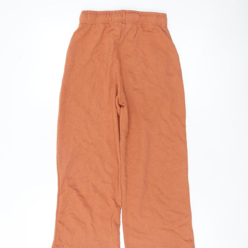 H&M Girls Orange Tweety Sweatpants 9-10 Years Cartoon Looney Tunes Trousers