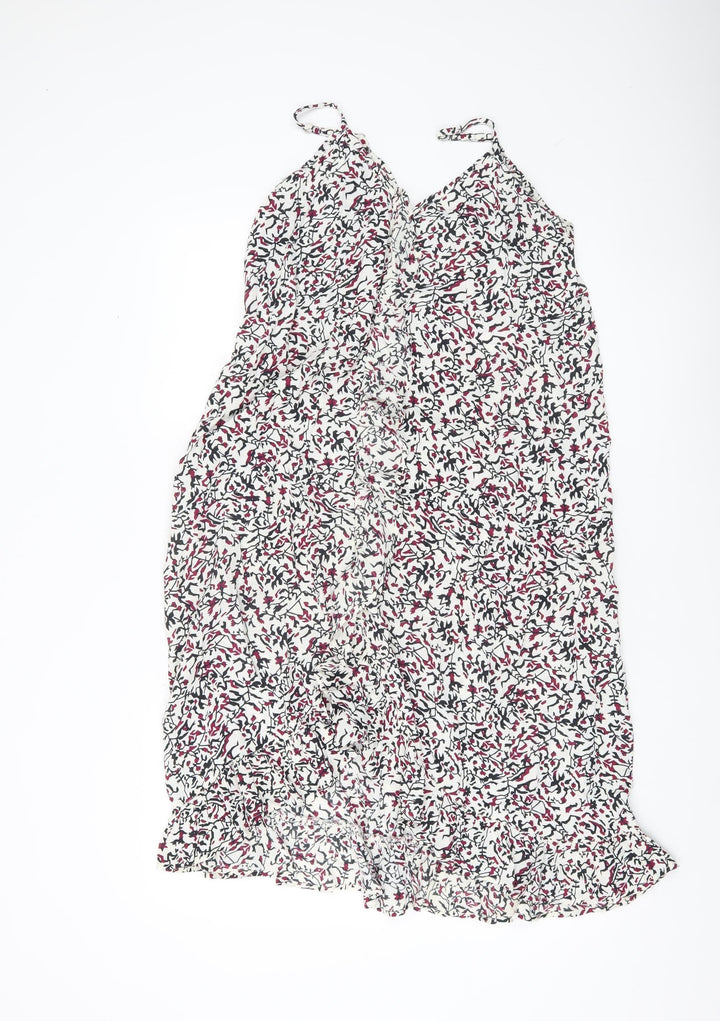 River Island Women’s Multicoloured Floral Slip Dress Size 12 Midi
