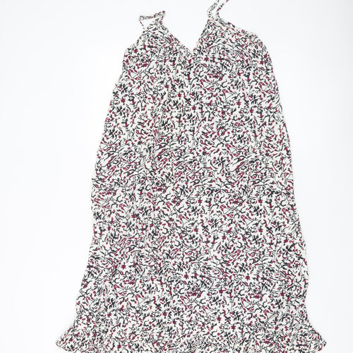 River Island Women’s Multicoloured Floral Slip Dress Size 12 Midi