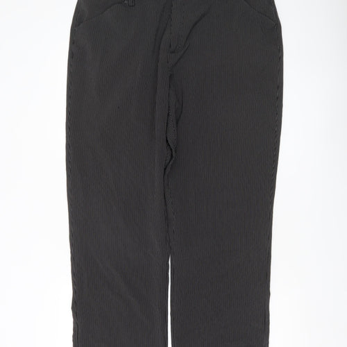 Dunlop Men’s Black Striped Golf Trousers 38W 31L Straight Leg