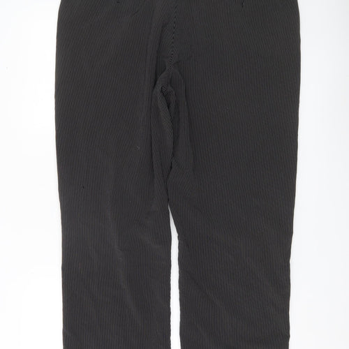Dunlop Men’s Black Striped Golf Trousers 38W 31L Straight Leg