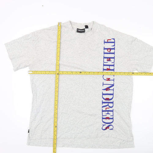 The Hundreds Mens Grey M Graphic Print Crew Neck T-Shirt