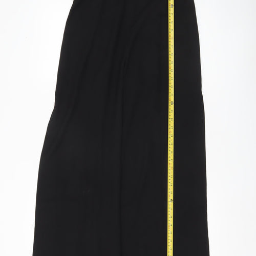 Quiz Women’s Black Strapless Wide-Leg Jumpsuit Size 10