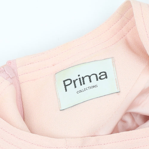 Prima Collections Women’s Pink Knee Length Sheath Dress Size 16