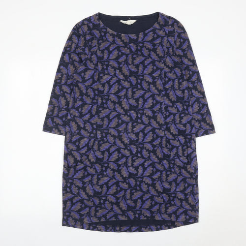 Seasalt Cornwall Women’s Blue Floral Shift Dress Size 8