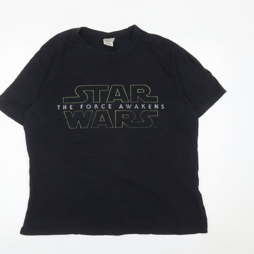 Star Wars Men's Black Large Graphic Movie T-Shirt Cotton
