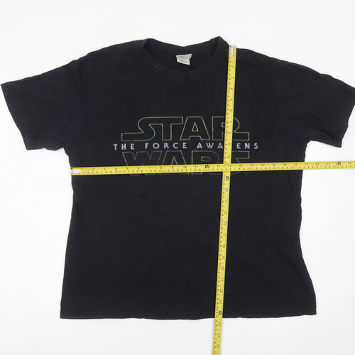 Star Wars Men's Black Large Graphic Movie T-Shirt Cotton