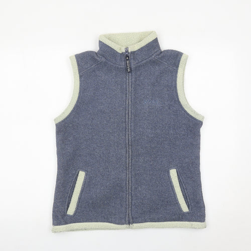 Maine New England Men’s Blue Fleece Waistcoat Bodywarmer Size S