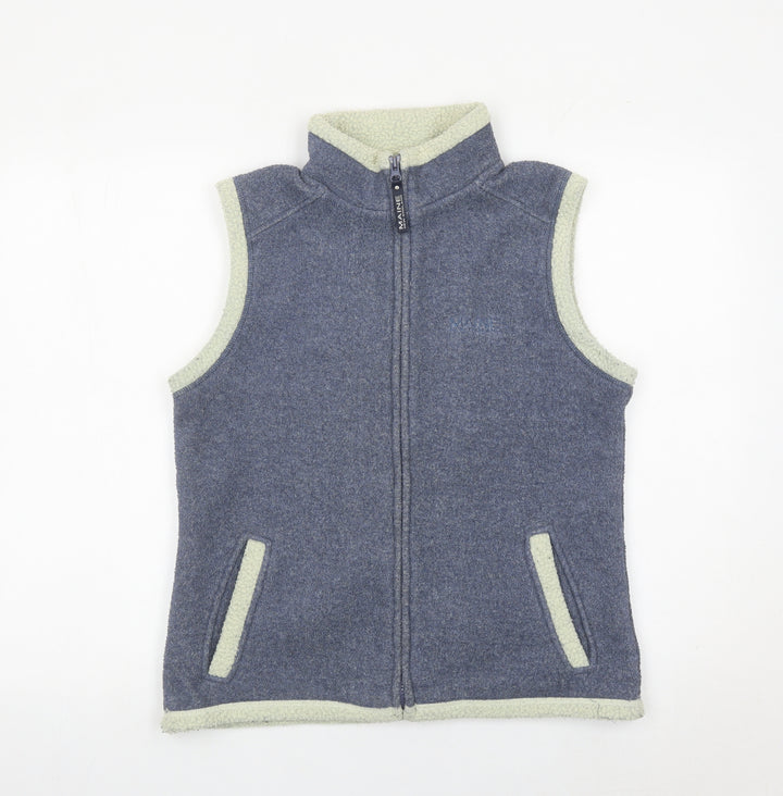 Maine New England Men’s Blue Fleece Waistcoat Bodywarmer Size S