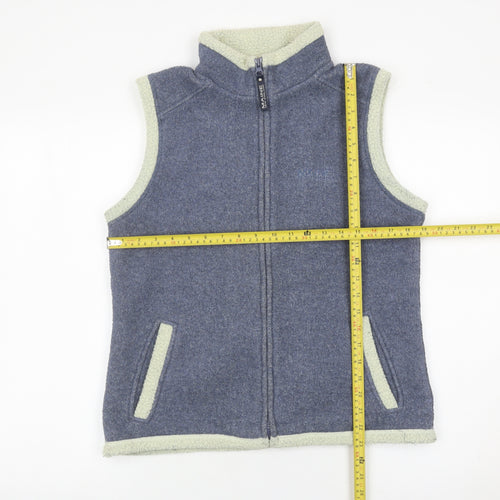 Maine New England Men’s Blue Fleece Waistcoat Bodywarmer Size S