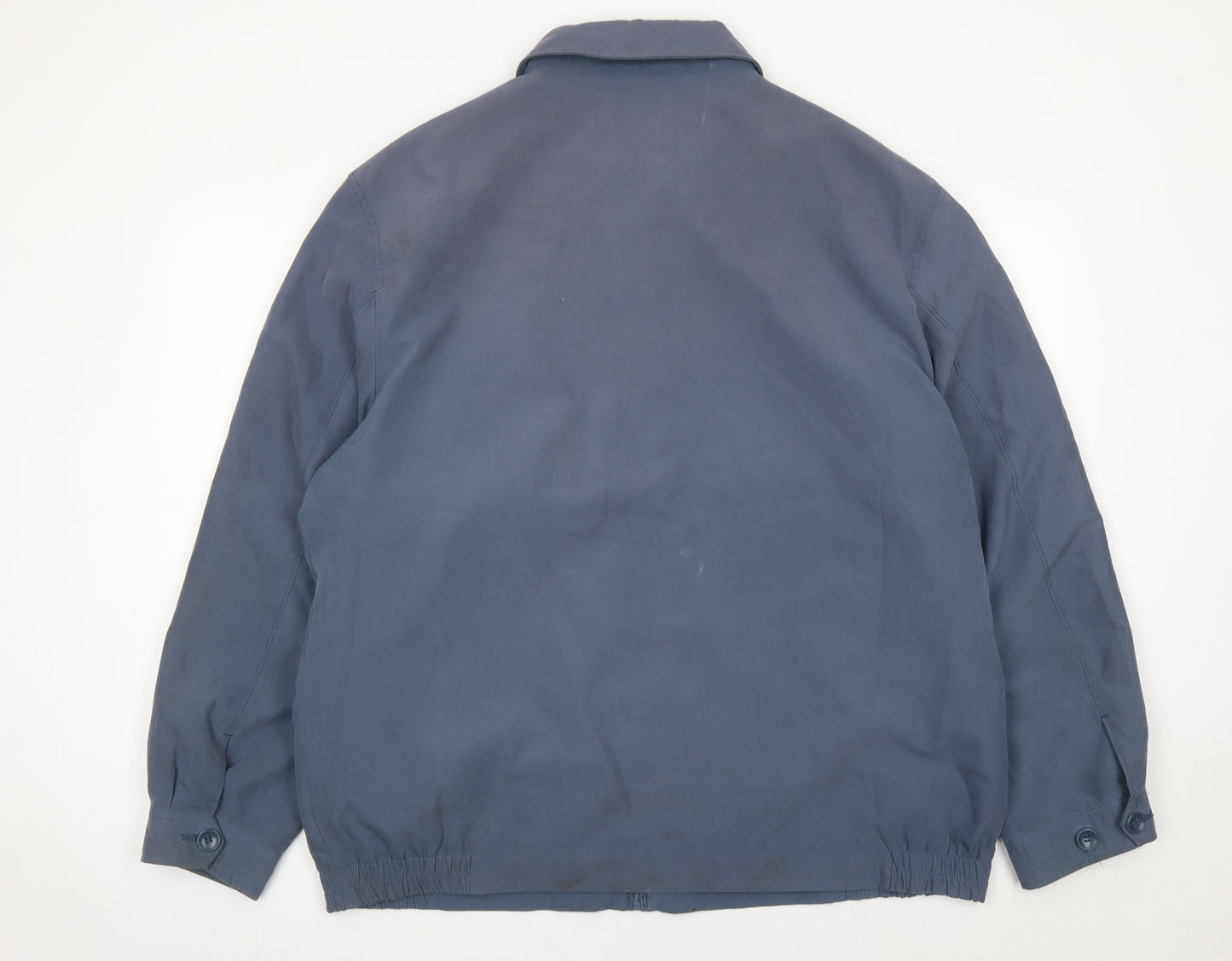 Greenwoods Men’s Blue XL Basic Jacket Full Zip Polyester Blend