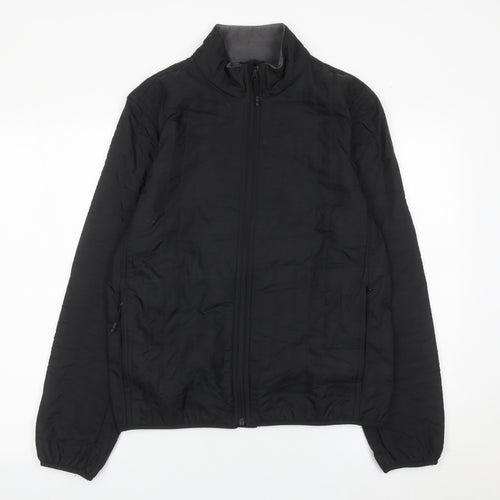 GAP Men's Black Small Nylon Full Zip Jacket Coat Casual