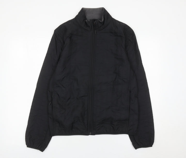 GAP Men's Black Small Nylon Full Zip Jacket Coat Casual