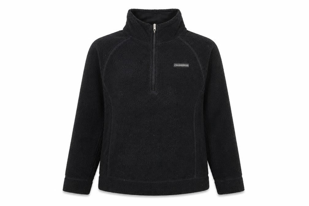 Craghoppers Women's Black Fleece Pullover Sweatshirt M Hiking Outdoor