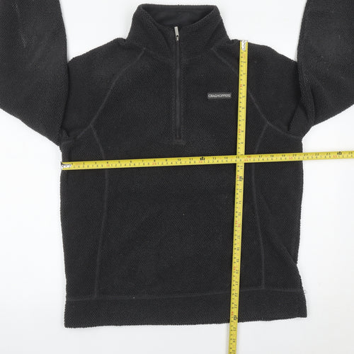 Craghoppers Women's Black Fleece Pullover Sweatshirt M Hiking Outdoor