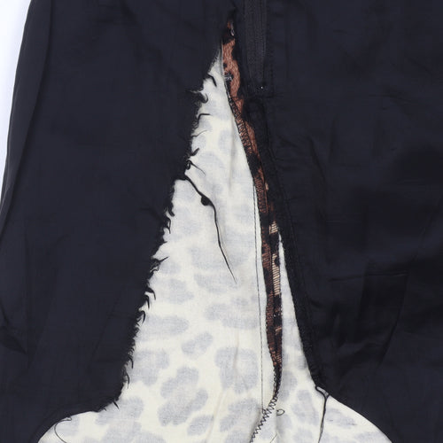 Le Chateau Womens Brown Leopard Print Pencil Skirt Size 6