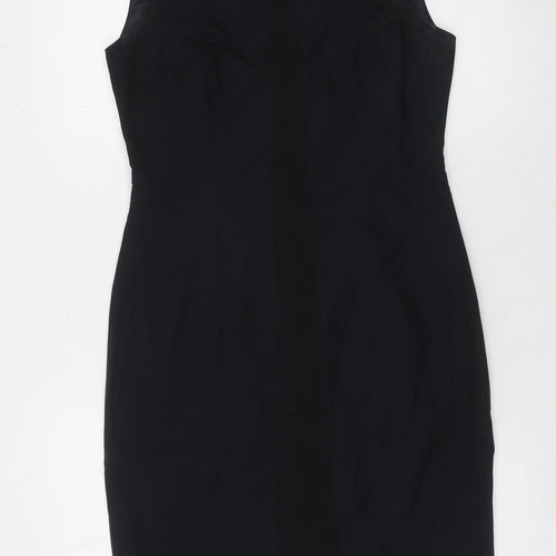 Next Women’s Black Size 8 Sleeveless Pencil Knee Dress