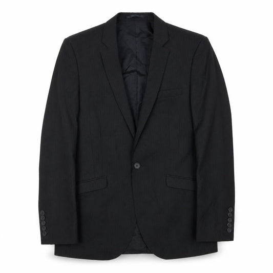 The White Company Men's Black 38R Regular Fit Business Blazer Jacket