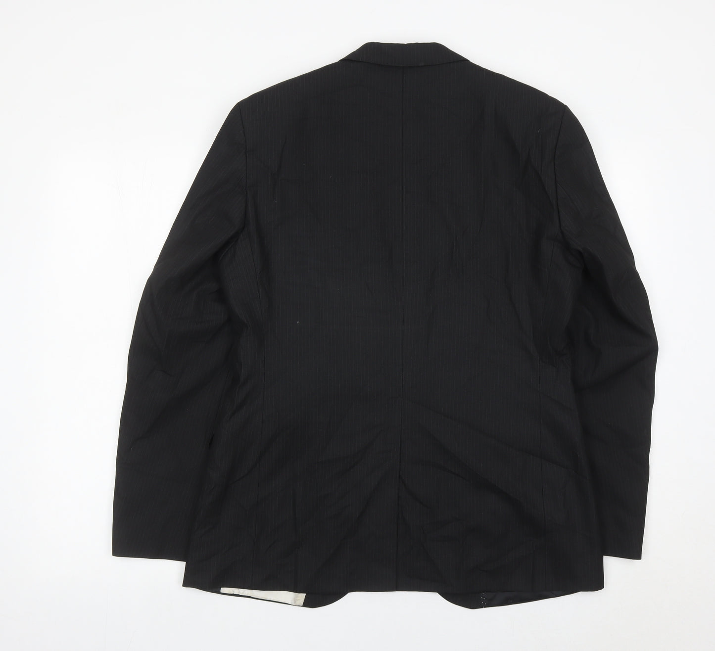 White Label Men's Black 38R Regular Fit Business Blazer Jacket