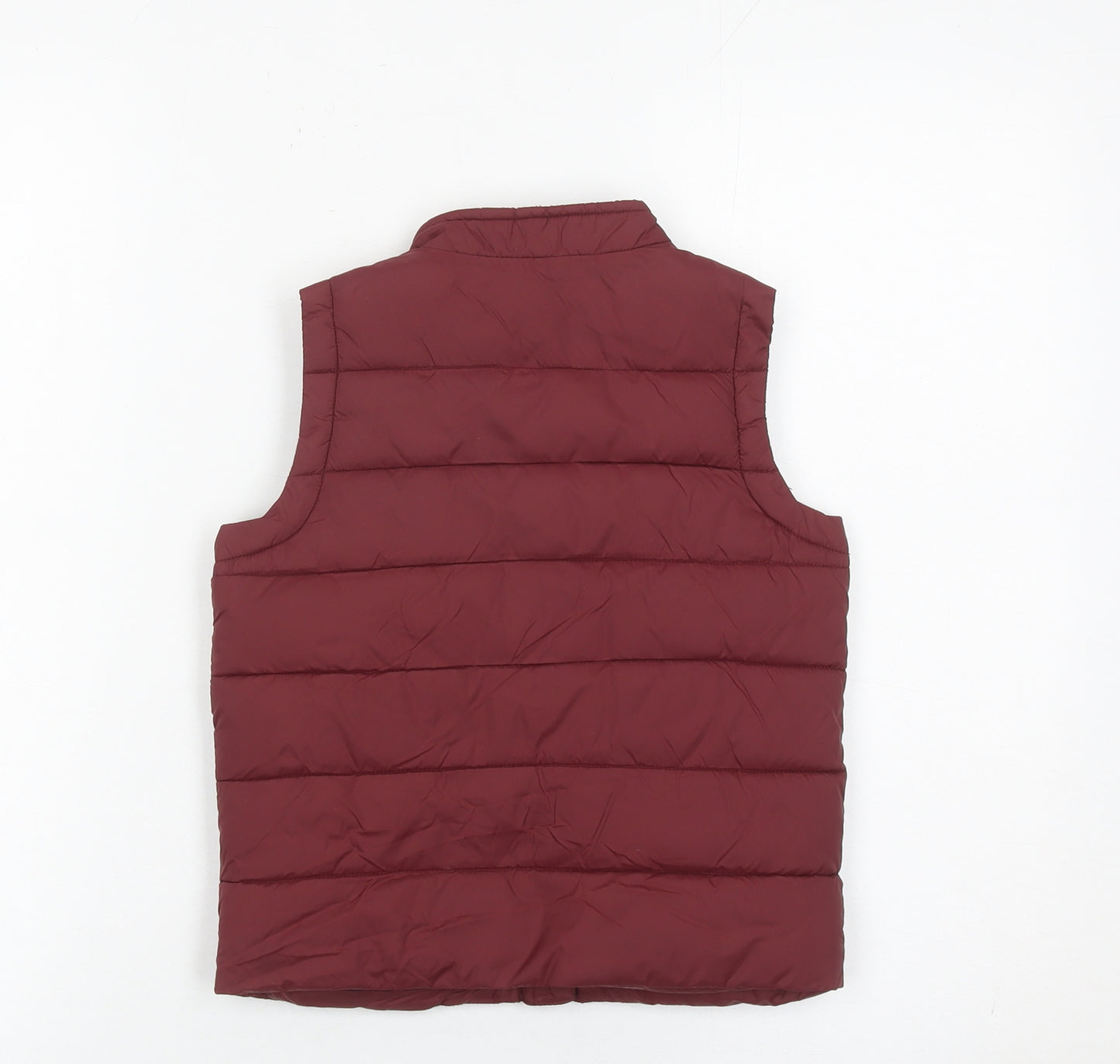 John Lewis Boys Red Quilted Nylon Padded Bodywarmer Waistcoat Age 5