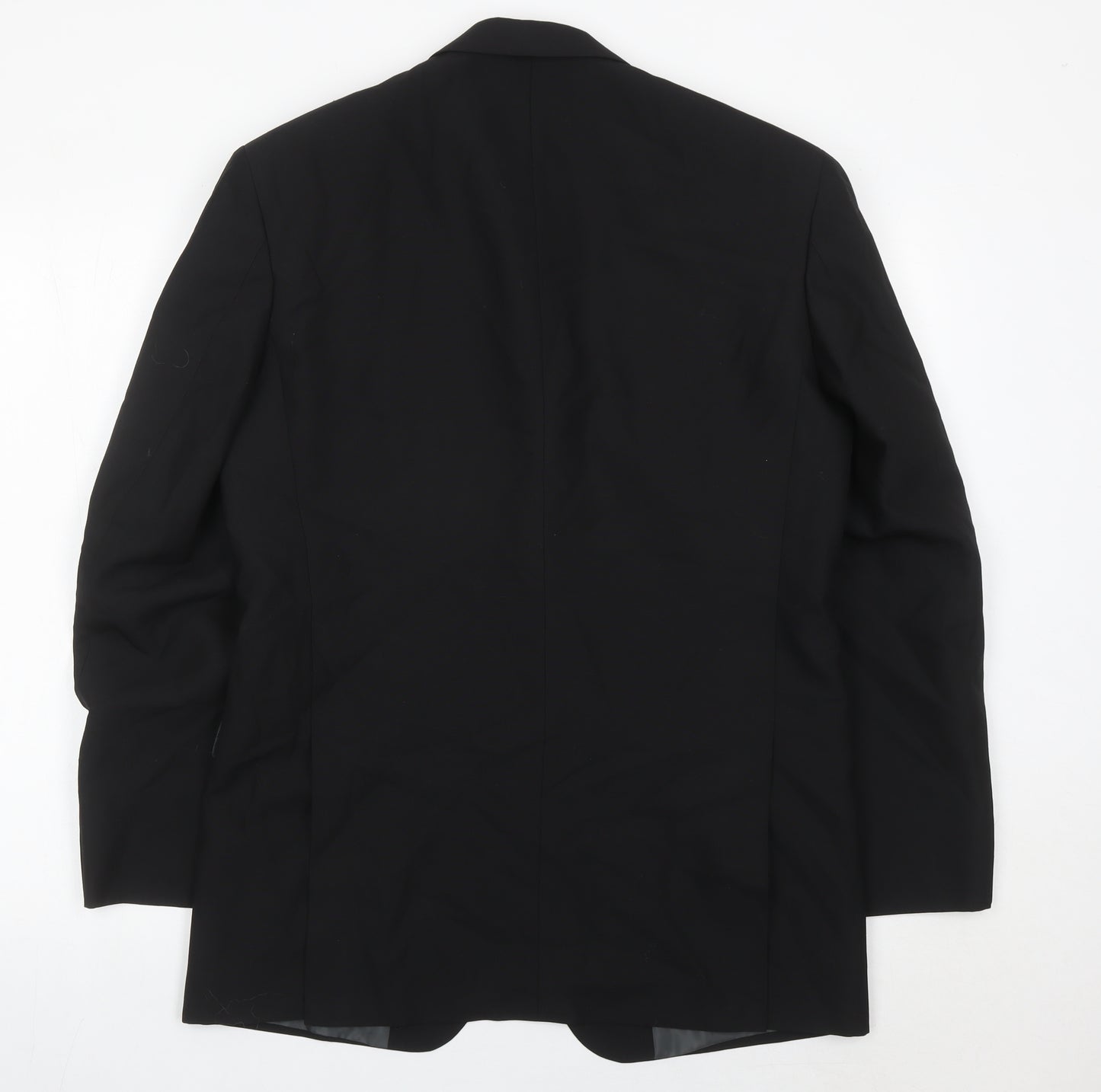 Torre Mens Black 38R Suit Jacket Wool Mohair Blend Formal Blazer