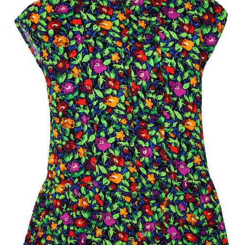 Monki Women’s Multicoloured Floral Strapless Short Dress Size S