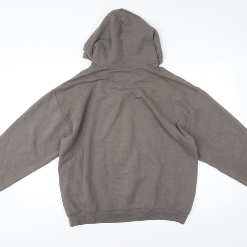 PrettyLittleThing Women’s Grey Pullover Hoodie M Logo Casual