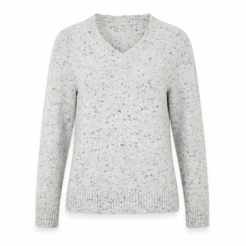 Marks and Spencer Women’s Grey V-Neck Wool Blend Jumper Size 12