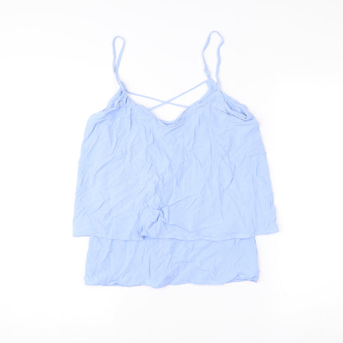Warehouse Women’s Blue Viscose Camisole Top UK 10