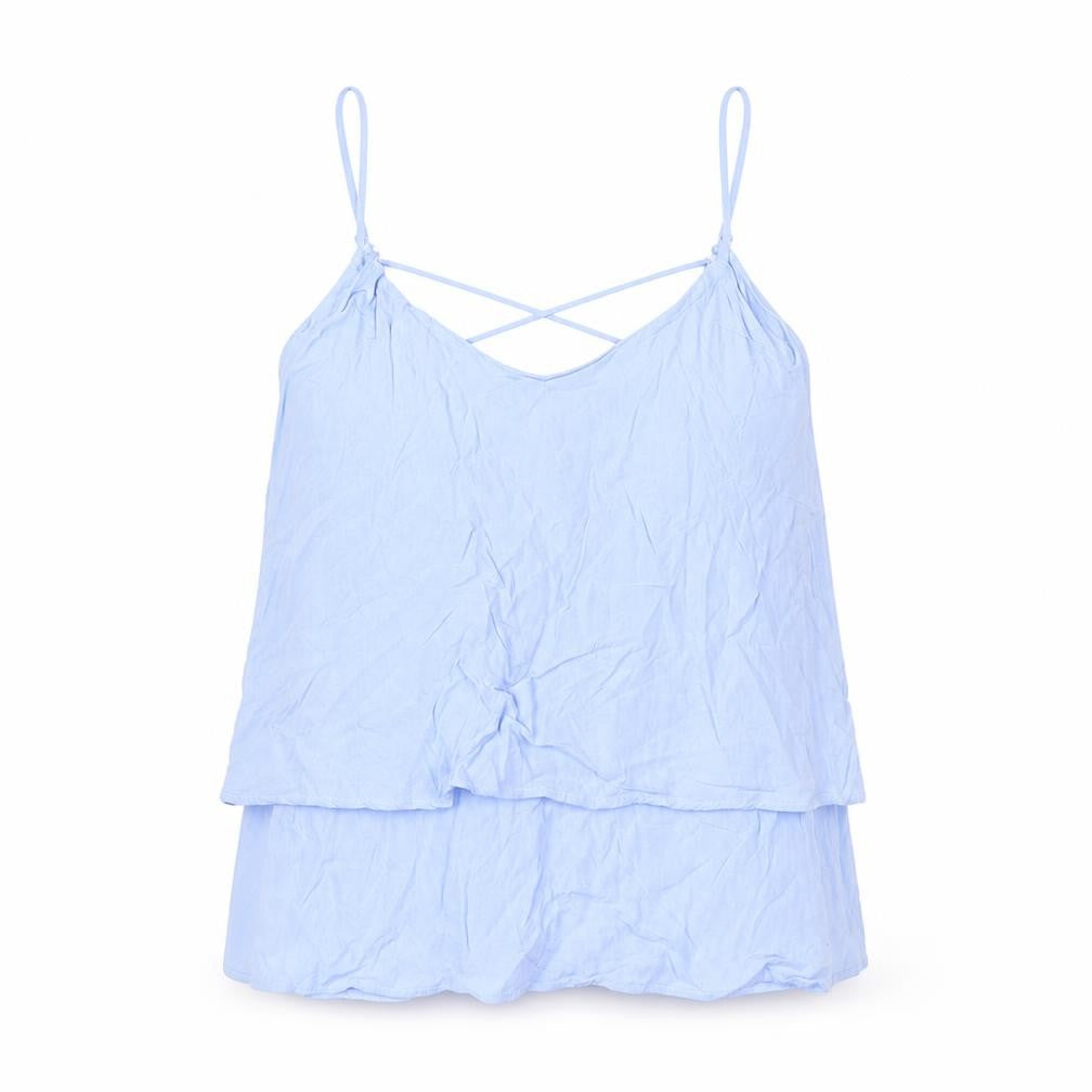 Warehouse Women’s Blue Viscose Camisole Top UK 10