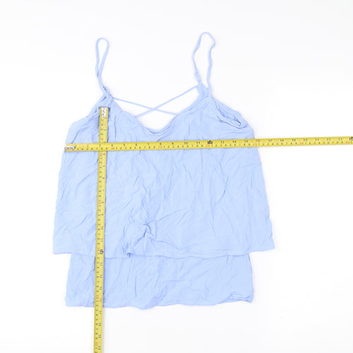 Warehouse Women’s Blue Viscose Camisole Top UK 10