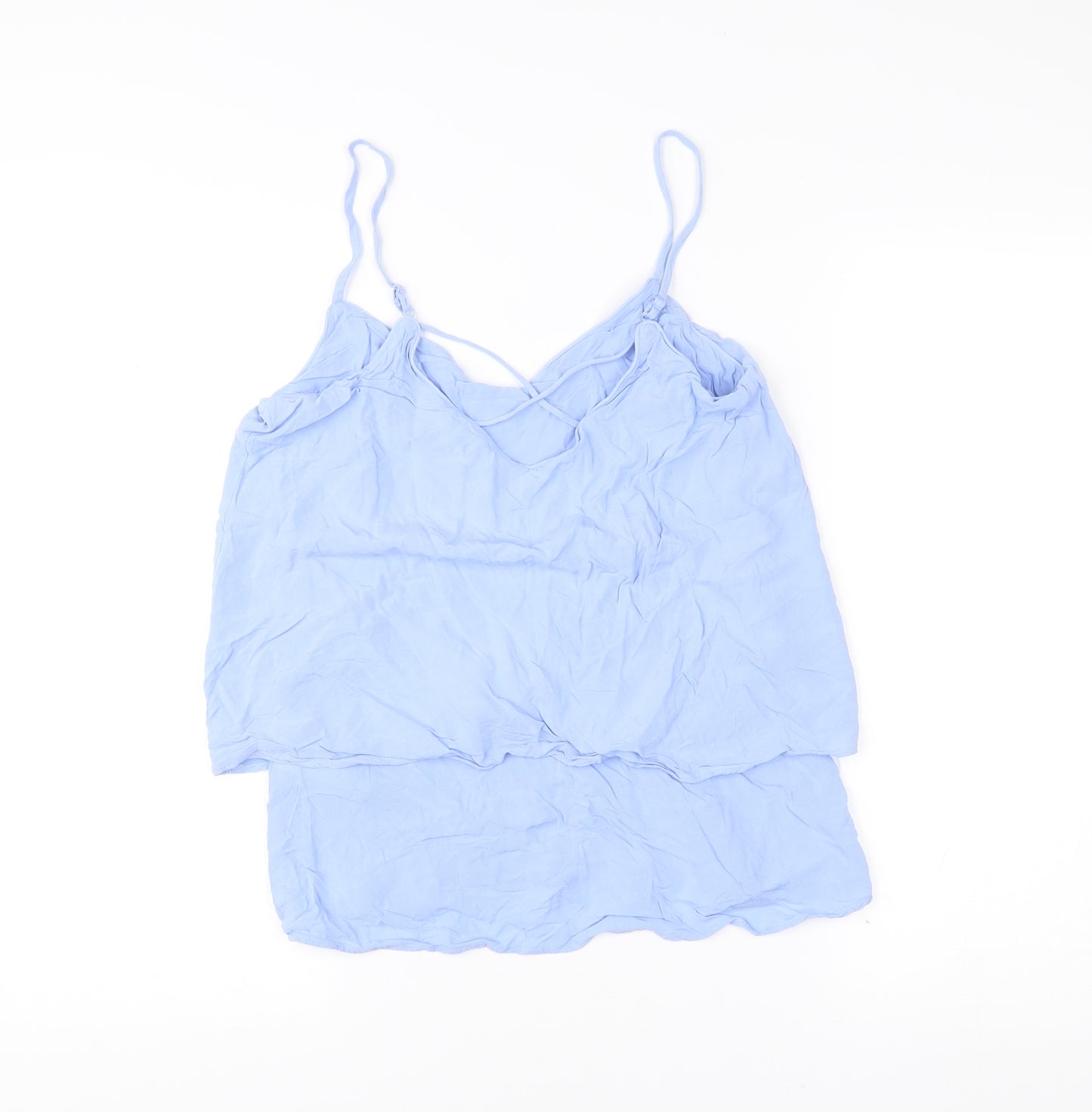 Warehouse Women’s Blue Viscose Camisole Top UK 10
